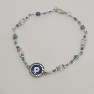 Evil eye bracelet  blue